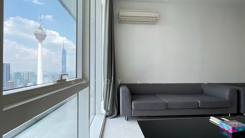 Servis Apartment untuk Disewa di The Face Suites (Platinum Suites) - Sandy Low - Living Room - PropertyGuru.com.my