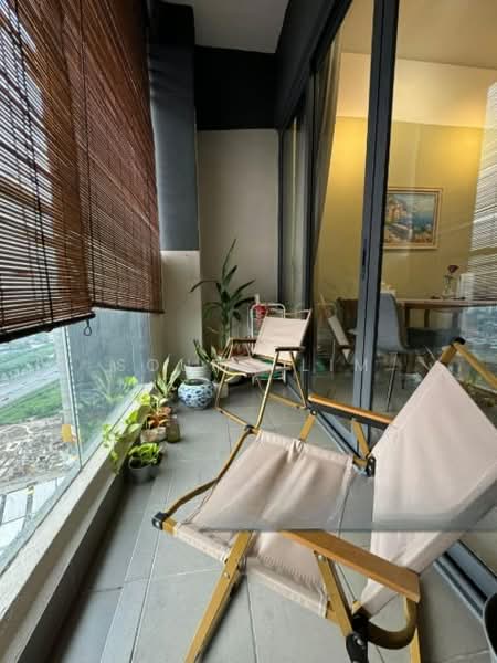 Servis Apartment untuk Disewa di Aera Residence - Soung Lim - Balcony - PropertyGuru.com.my