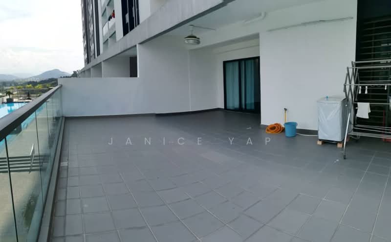 Servis Apartment untuk Dijual di Service Residence @ Landmark Residence 2 - Janice Yap - Balcony - PropertyGuru.com.my