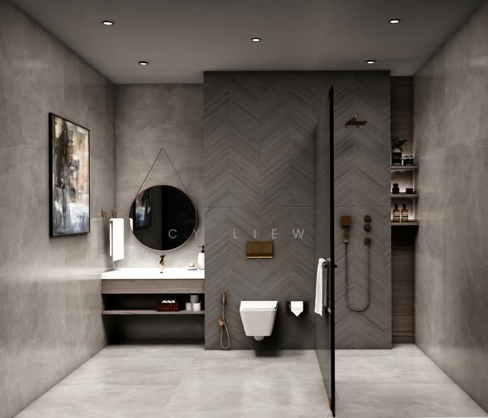 Service Residence for Sale at Cherita Residence - CY Liew - Bathroom - PropertyGuru.com.my