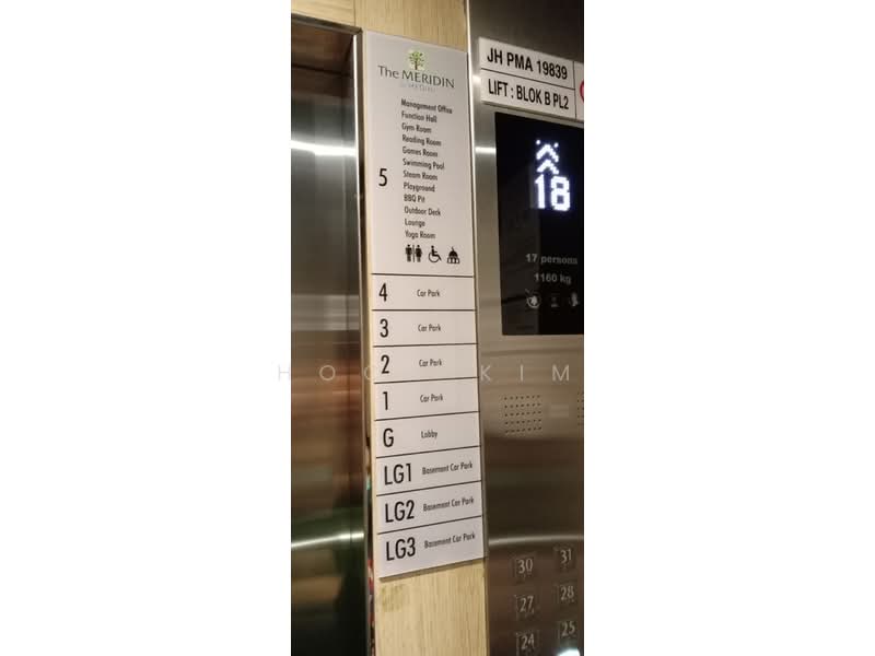 Service Residence for Rent at Meridin Suites @ The Meridin - Hock Kim - Lobby - PropertyGuru.com.my