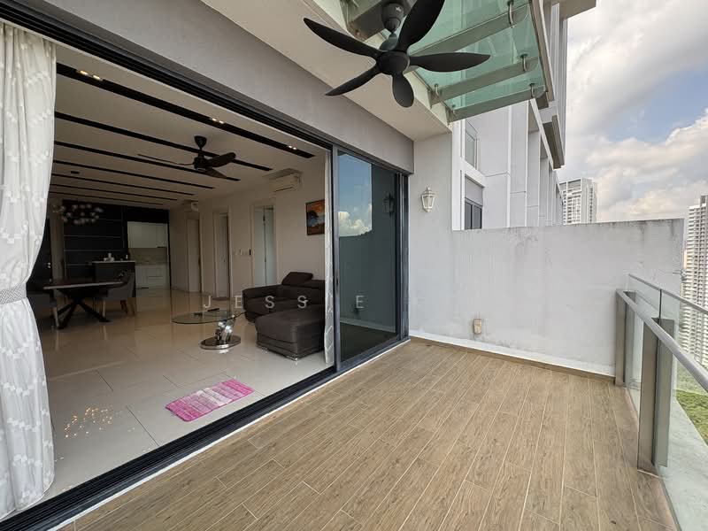 Condominium for Rent at One Central Park - Jessie Kee - Living Room - PropertyGuru.com.my