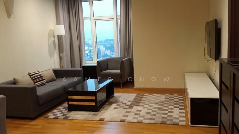 Kondominium untuk Disewa di Platinum Hill PV 6 - Aames Chow - Living Room - PropertyGuru.com.my