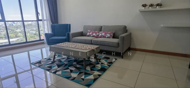 Service Residence for Sale at KL Gateway Residences - Renee Chin - Living Room - PropertyGuru.com.my