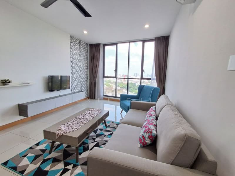 Servis Apartment untuk Dijual di KL Gateway Residences - Renee Chin - Living Room - PropertyGuru.com.my