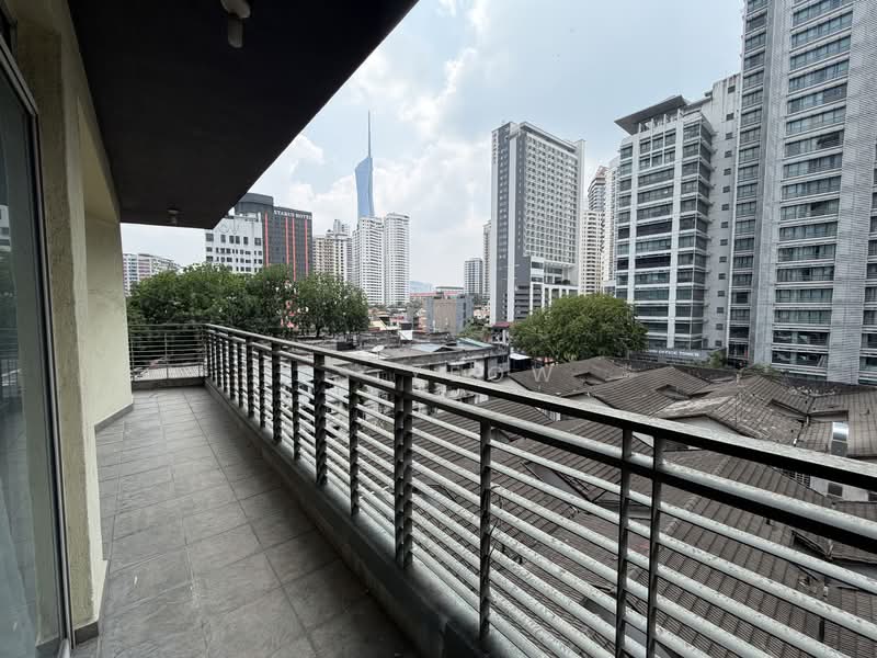 Servis Apartment untuk Dijual di 38 Bidara Condominium - KS Yeow - Balcony - PropertyGuru.com.my