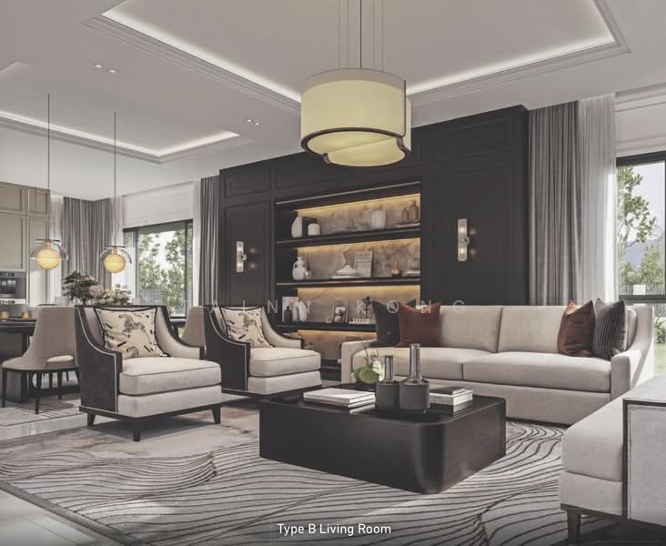 Rumah Berkembar untuk Dijual di Puteri Harbour (Iskandar Puteri (Nusajaya)) - Tainn Kong - Living Room - PropertyGuru.com.my