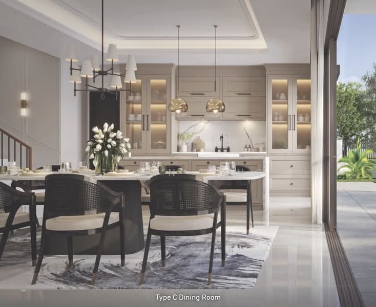 Rumah Berkembar untuk Dijual di Puteri Harbour (Iskandar Puteri (Nusajaya)) - Tainn Kong - Dining Room - PropertyGuru.com.my
