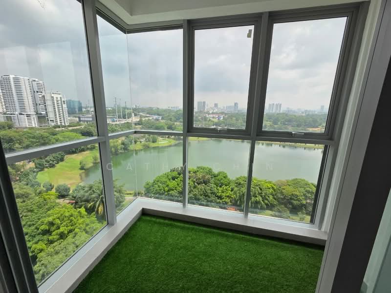 Service Residence for Rent at Dorsett Waterfront Subang - Cathy Chin - Balcony - PropertyGuru.com.my