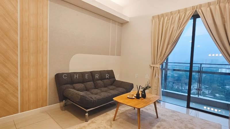 Service Residence for Rent at The Sentral Suites - Cherry Fan - Living Room - PropertyGuru.com.my