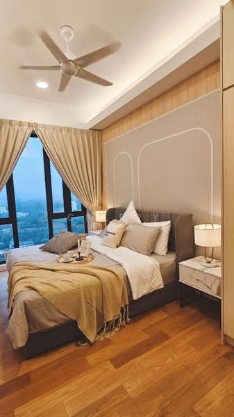 Service Residence for Rent at The Sentral Suites - Cherry Fan - Bedroom - PropertyGuru.com.my