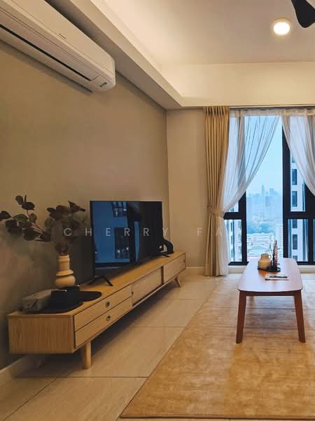 Service Residence for Rent at The Sentral Suites - Cherry Fan - Living Room - PropertyGuru.com.my