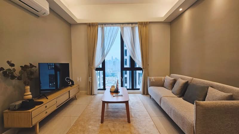 Service Residence for Rent at The Sentral Suites - Cherry Fan - Living Room - PropertyGuru.com.my