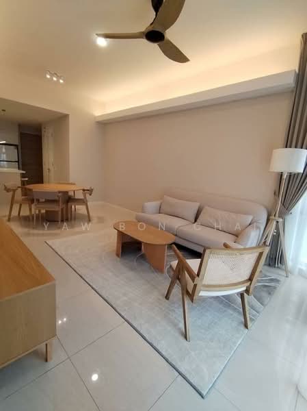 Servis Apartment untuk Disewa di The Sentral Suites - Yaw Bon Chai - Living Room - PropertyGuru.com.my
