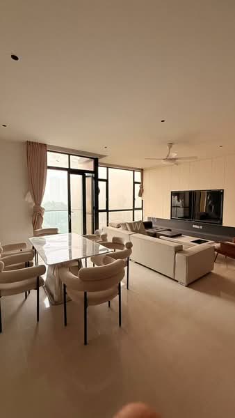 Kondominium untuk Disewa di Impression U-Thant - Melvin Siew - Living Room - PropertyGuru.com.my