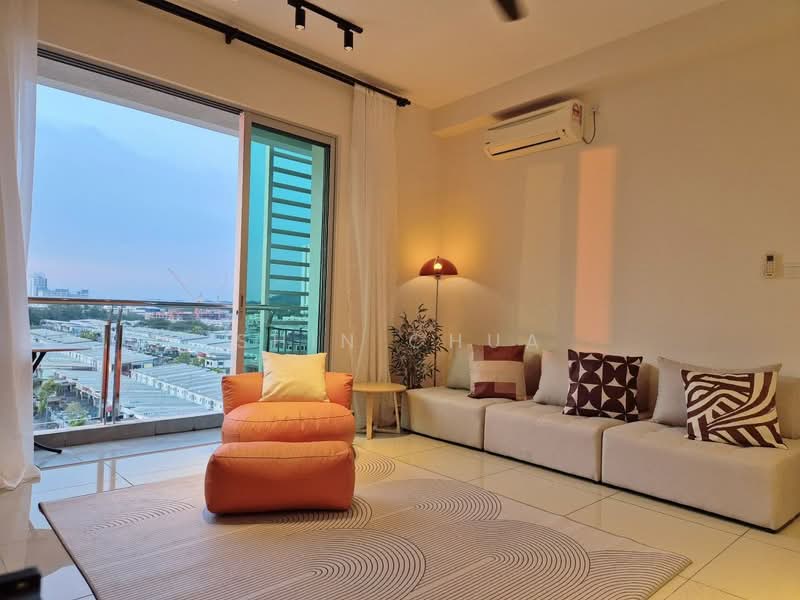 Apartment for Sale at Austin Suites (Permata Austin) - Shin Chua - Living Room - PropertyGuru.com.my