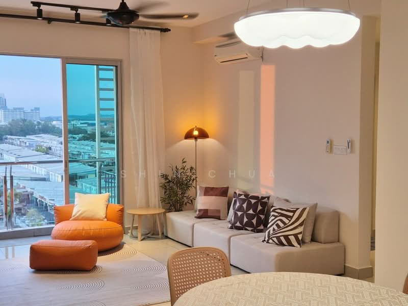 Apartment for Sale at Austin Suites (Permata Austin) - Shin Chua - Living Room - PropertyGuru.com.my