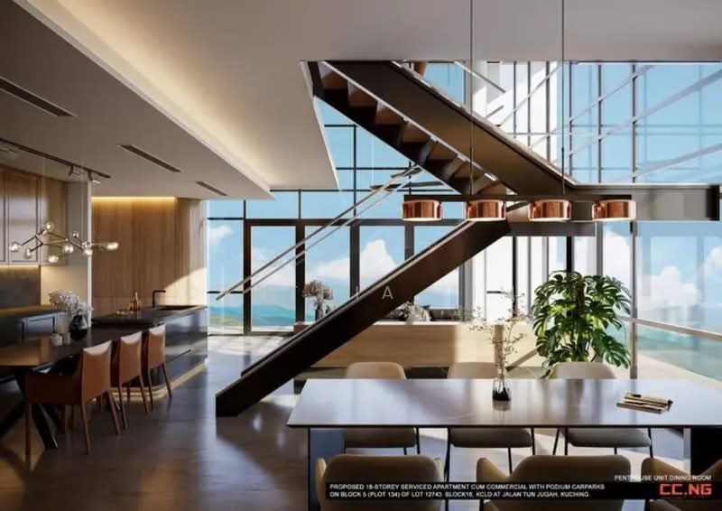 Service Residence for Sale at Onyx Residence @ Gala City - Cynthia Lim - Kitchen - PropertyGuru.com.my