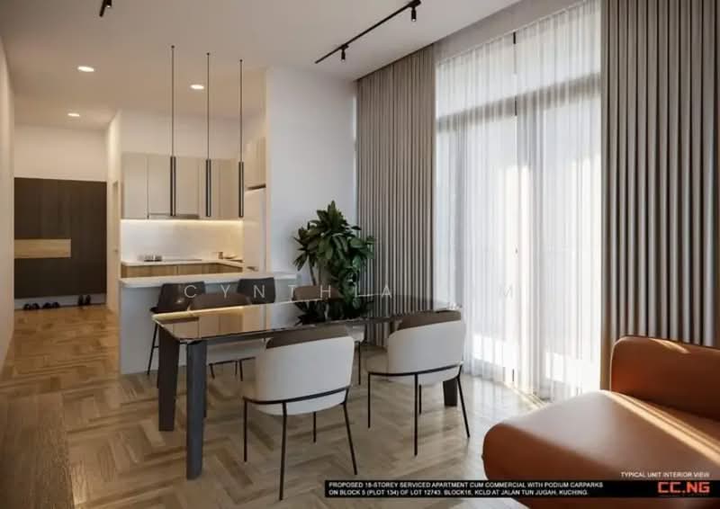 Service Residence for Sale at Onyx Residence @ Gala City - Cynthia Lim - Kitchen - PropertyGuru.com.my
