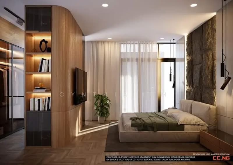Service Residence for Sale at Onyx Residence @ Gala City - Cynthia Lim - Master Bedroom - PropertyGuru.com.my