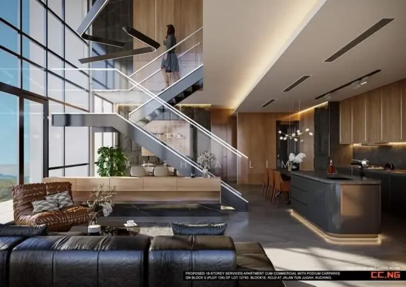 Service Residence for Sale at Onyx Residence @ Gala City - Cynthia Lim - Living Room - PropertyGuru.com.my