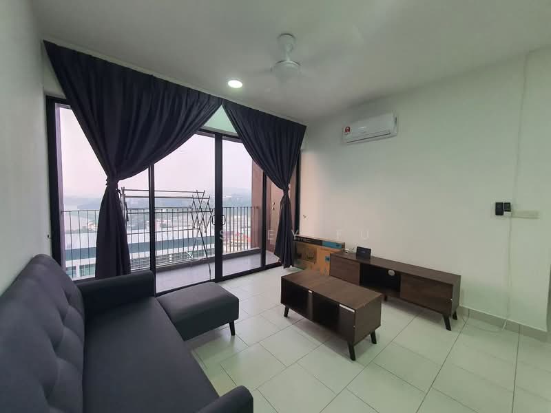Servis Apartment untuk Disewa di Astetica Residences - Wesley Fu - Living Room - PropertyGuru.com.my