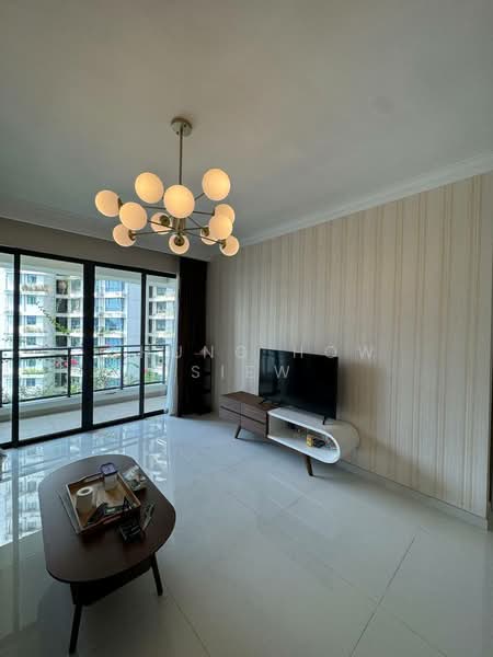 Kondominium untuk Disewa di Starview Bay @ Forest City - Chung How Siew - Living Room - PropertyGuru.com.my