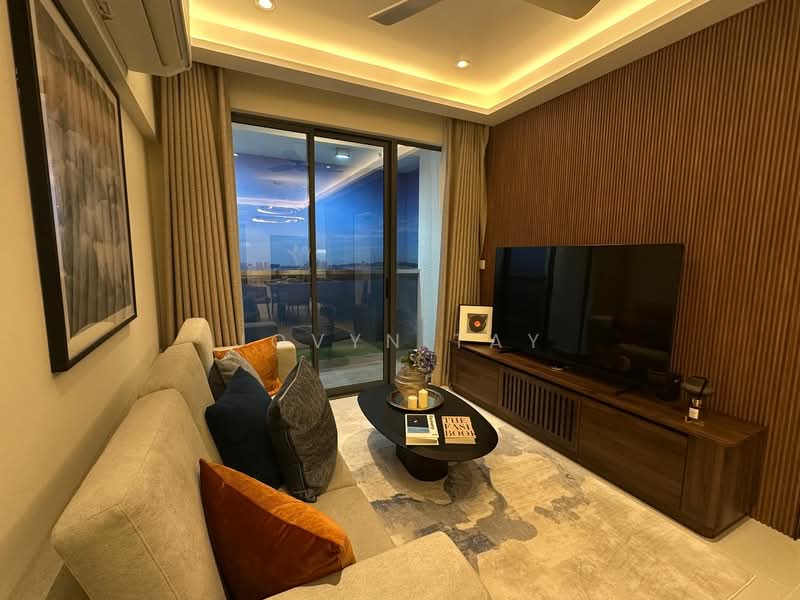 Servis Apartment untuk Dijual di Skypark Kepler @ Lido Waterfront Boulevard - Jovyn Tay - Living Room - PropertyGuru.com.my
