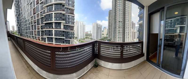 Servis Apartment untuk Disewa di Arcoris Residences - Jenny Ho - Balcony - PropertyGuru.com.my
