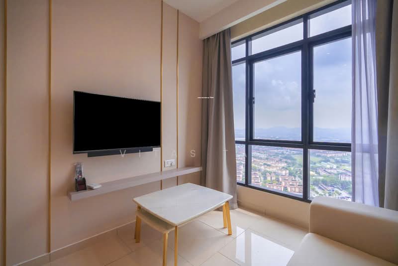 Servis Apartment untuk Disewa di Hill10 Residence @ i-City - Vitas Tan - Living Room - PropertyGuru.com.my