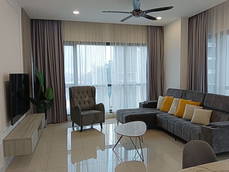 Servis Apartment untuk Disewa di Aria - JC Lee - Living Room - PropertyGuru.com.my
