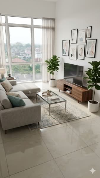 Condominium for Sale at Amverton Greens - Robert Foo - Living Room - PropertyGuru.com.my