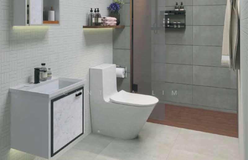 Pangsapuri untuk Dijual di Joshua's King Suites - Cynthia Lim - Bathroom - PropertyGuru.com.my