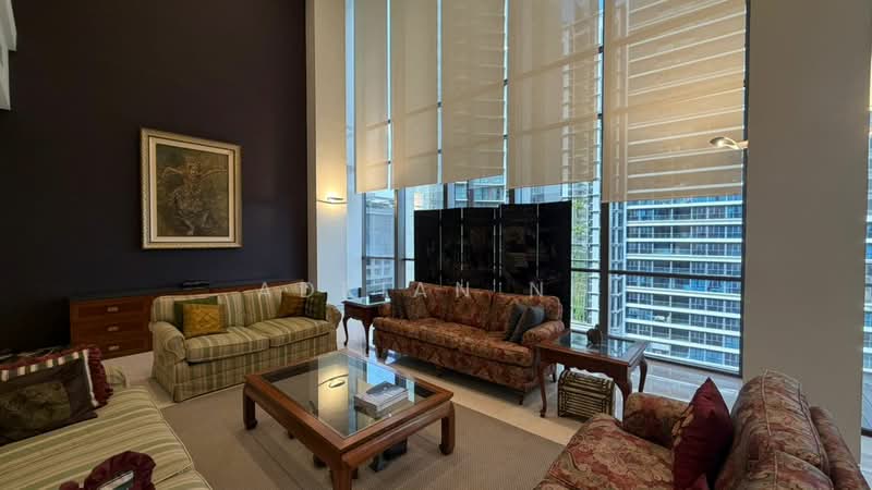Servis Apartment untuk Dijual di Suria Stonor - Adrian Ng - Living Room - PropertyGuru.com.my