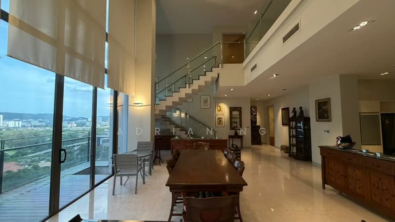 Servis Apartment untuk Dijual di Suria Stonor - Adrian Ng - Living Room - PropertyGuru.com.my