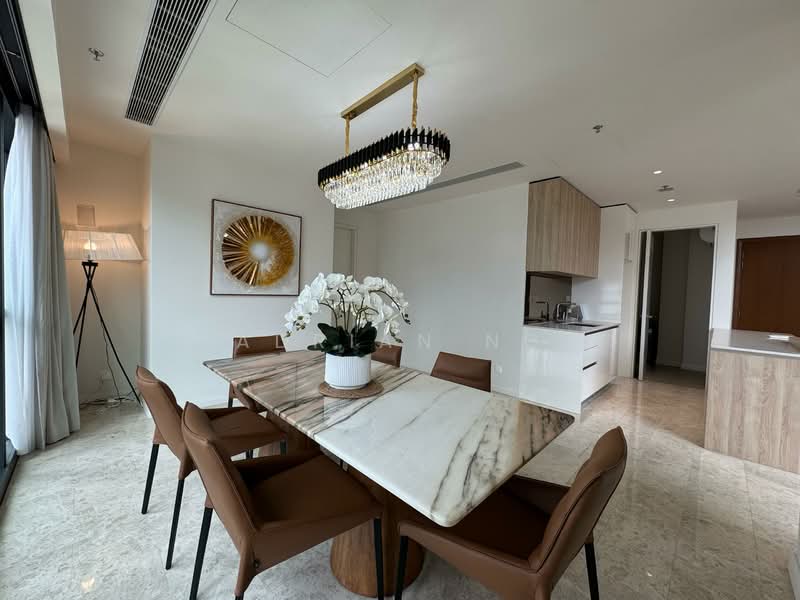 Servis Apartment untuk Disewa di TRX Residences - Adrian Ng - Dining Room - PropertyGuru.com.my