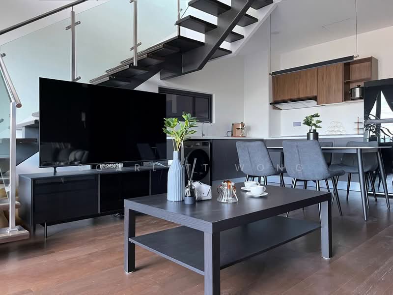 Kondominium untuk Disewa di The Estate - Scarlett Wong - Living Room - PropertyGuru.com.my