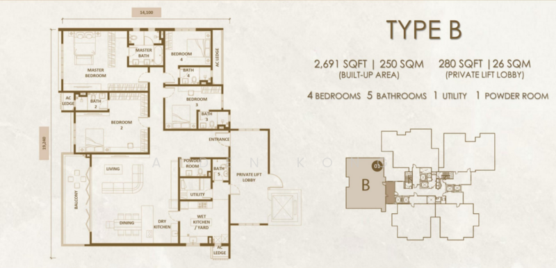 Kondominium untuk Dijual di Asa Residence - Aiden Kong - PropertyGuru.com.my