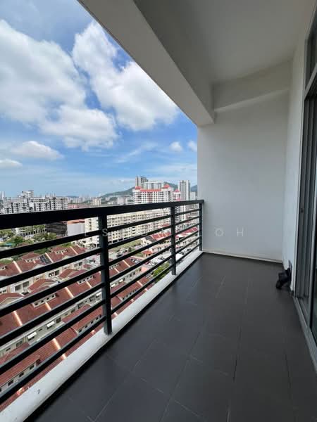 Kondominium untuk Dijual di Jambul Height Condominium - Alston Loh - Balcony - PropertyGuru.com.my