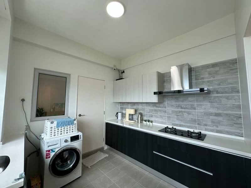 Condominium for Rent at The Latitude Condominium - Xinnee . - Kitchen - PropertyGuru.com.my