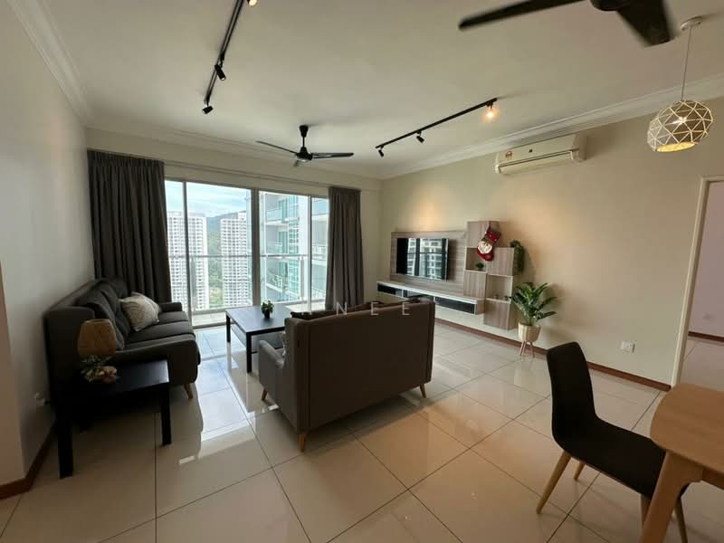 Condominium for Rent at The Latitude Condominium - Xinnee . - Living Room - PropertyGuru.com.my