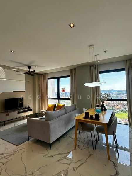 Service Residence for Sale at Lumi Tropicana - Peggy Chong - Living Room - PropertyGuru.com.my