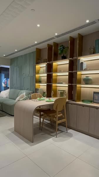 Servis Apartment untuk Dijual di Causewayz Square @ JBCC - Hussaidi Hussin - Living Room - PropertyGuru.com.my