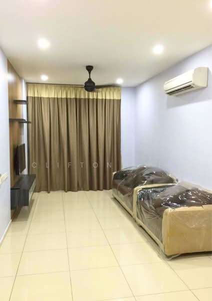 Servis Apartment untuk Dijual di Straits Garden Residence - Clifton Chee - Living Room - PropertyGuru.com.my