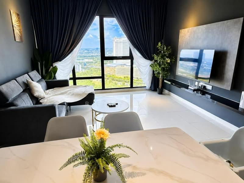 Servis Apartment untuk Disewa di Southkey Mosaic - Ben Lee - Living Room - PropertyGuru.com.my