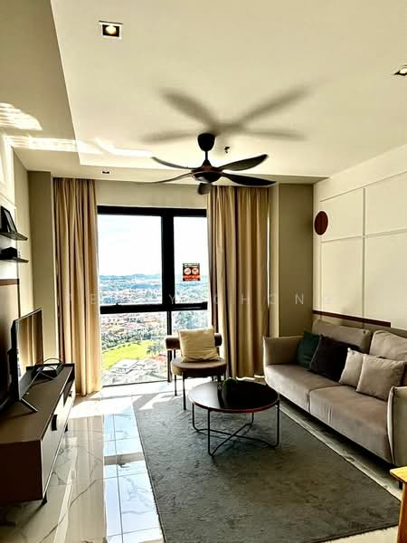 Service Residence for Sale at Lumi Tropicana - Peggy Chong - Living Room - PropertyGuru.com.my