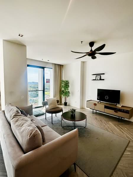 Service Residence for Sale at Lumi Tropicana - Peggy Chong - Living Room - PropertyGuru.com.my