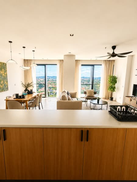 Service Residence for Sale at Lumi Tropicana - Peggy Chong - Living Room - PropertyGuru.com.my