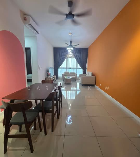 Service Residence for Rent at Le Pavillion - Carmen Kew - Living Room - PropertyGuru.com.my