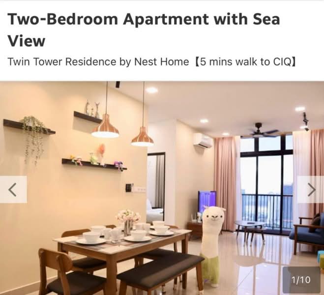 Servis Apartment untuk Dijual di Twin Tower Residence - Jasz Ong - Dining Room - PropertyGuru.com.my